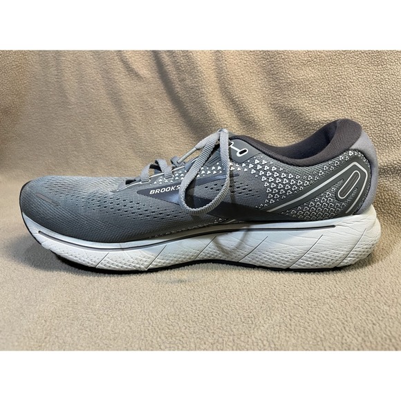 Brooks Ghost 14 Mens Running Shoes Grey Size 11.5 Road Athletic Sneakers - Picture 11 of 16